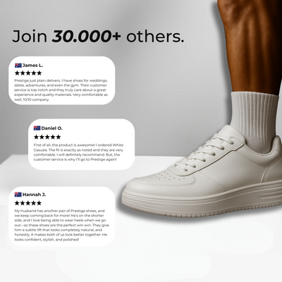 Prestige Shoes White Casual Prestige